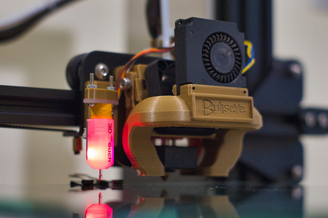 Bambu PETG HF stringing fix - 3D printer nozzle extruder close-up