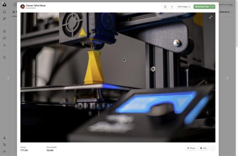Bambu filament vs third-party: 3D printer printing with yellow filament