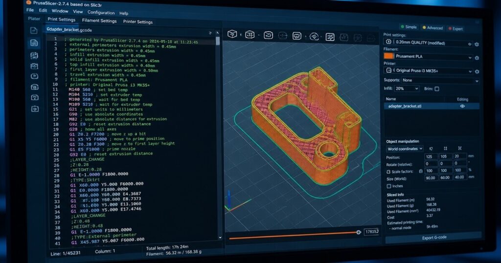 Open-source G-code and 3D printer firmware code showing why software-level geometry blocking is technically challenging.
