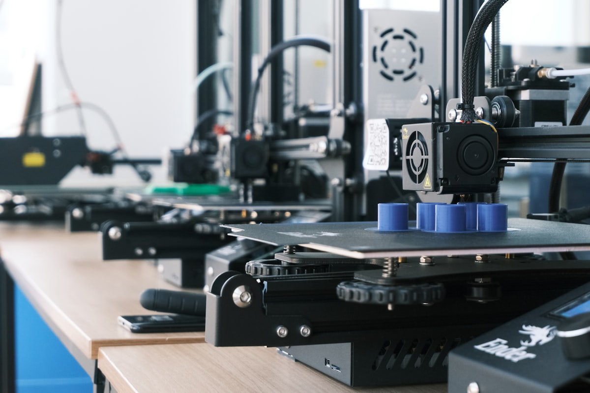 Bambu P2S filament compatibility starts at the hotend - close-up of a 3D printer toolhead mid-print