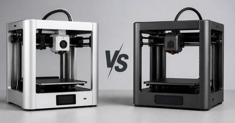 Bambu X2D vs X1C 3D printers compared side by side