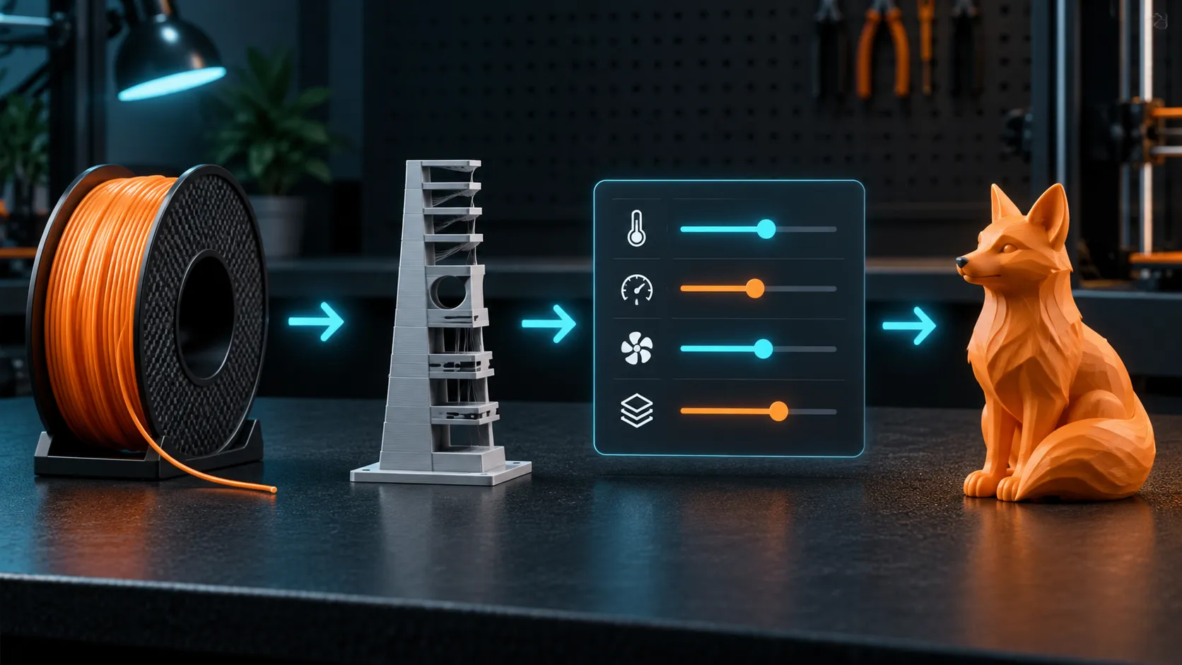 Polymaker LayerHub filament profile calibration workflow